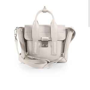 3.1 PHILLIP LIM Textured Calfskin Medium Pashli Satchel